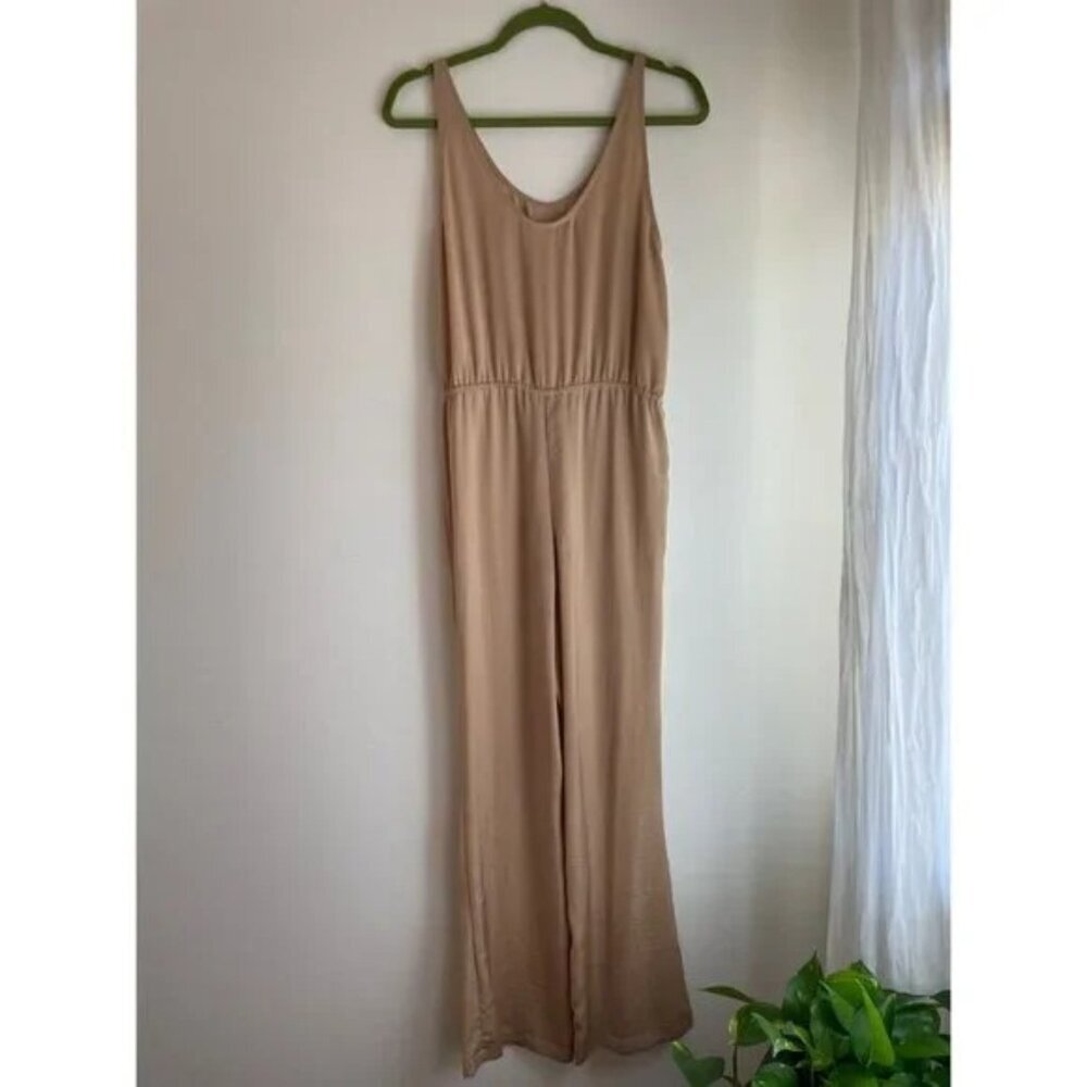 Van De Vort Silky Tan Romper Adjustable Waist XS